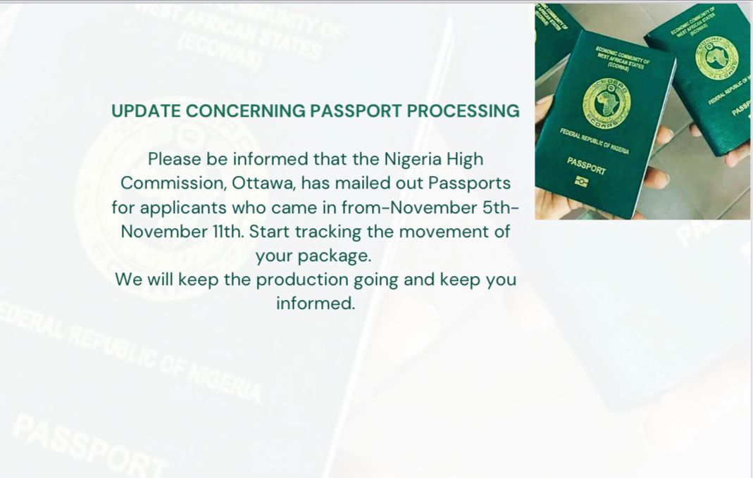 News Update from the Passport section